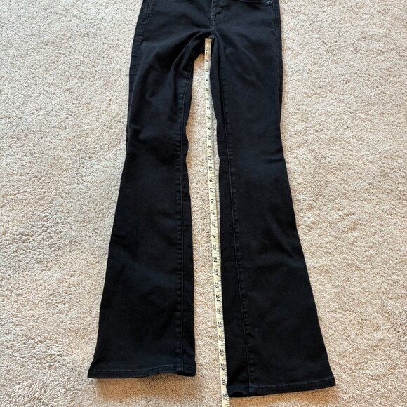 American Eagle Kick Boot Stretch Black Jeans Pants - Picture 10 of 11